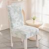 2025 Zweifarbiger Jacquard-Stretch-Stuhlbezug Integrierter Haushalt Staubdichter Esszimmerstuhlbezug