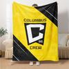 Columbus Crew SC Print Flannel Blanket High Quality Warm Comfortable Cover for All Seasons Perfect for Gifts Home Decor