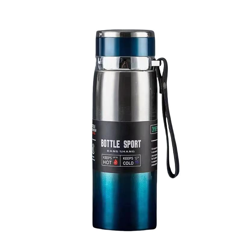 1L Thermal Water Bottle Vacuum Flasks Stainless Steel Thermos Bottle Keep Cold and Hot Insulated Tumbler Cup for Water Tea Coffe