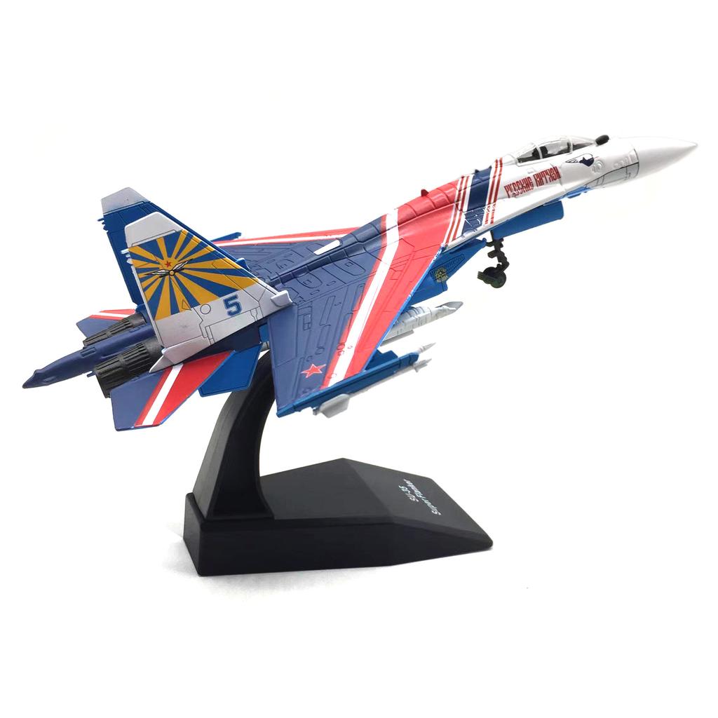 1/100 Scale Russian Airplane Model SU-35 Simulation Aircraft Replica Model SU-35 Plane Model for Living Room Decoration Gift