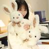 Bow Adorable Tie Cartoon Rabbit Plush Doll Children Toy For Gift Birthday