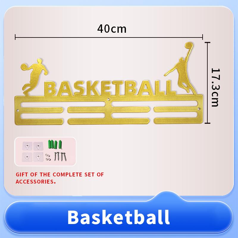 Factory Direct Custom Large Wall Hanger Metal Medal Display Rack for Bulk Medals & Awards Storage
