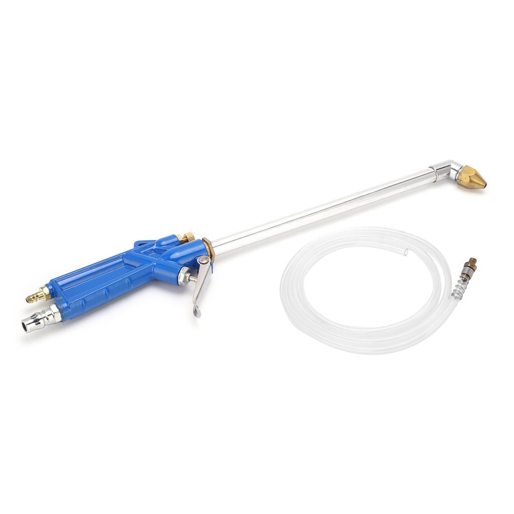 Car Washer Water Spray Gun Steel with 120cm 47in Long Hose Universal for Engine Oil Ducts