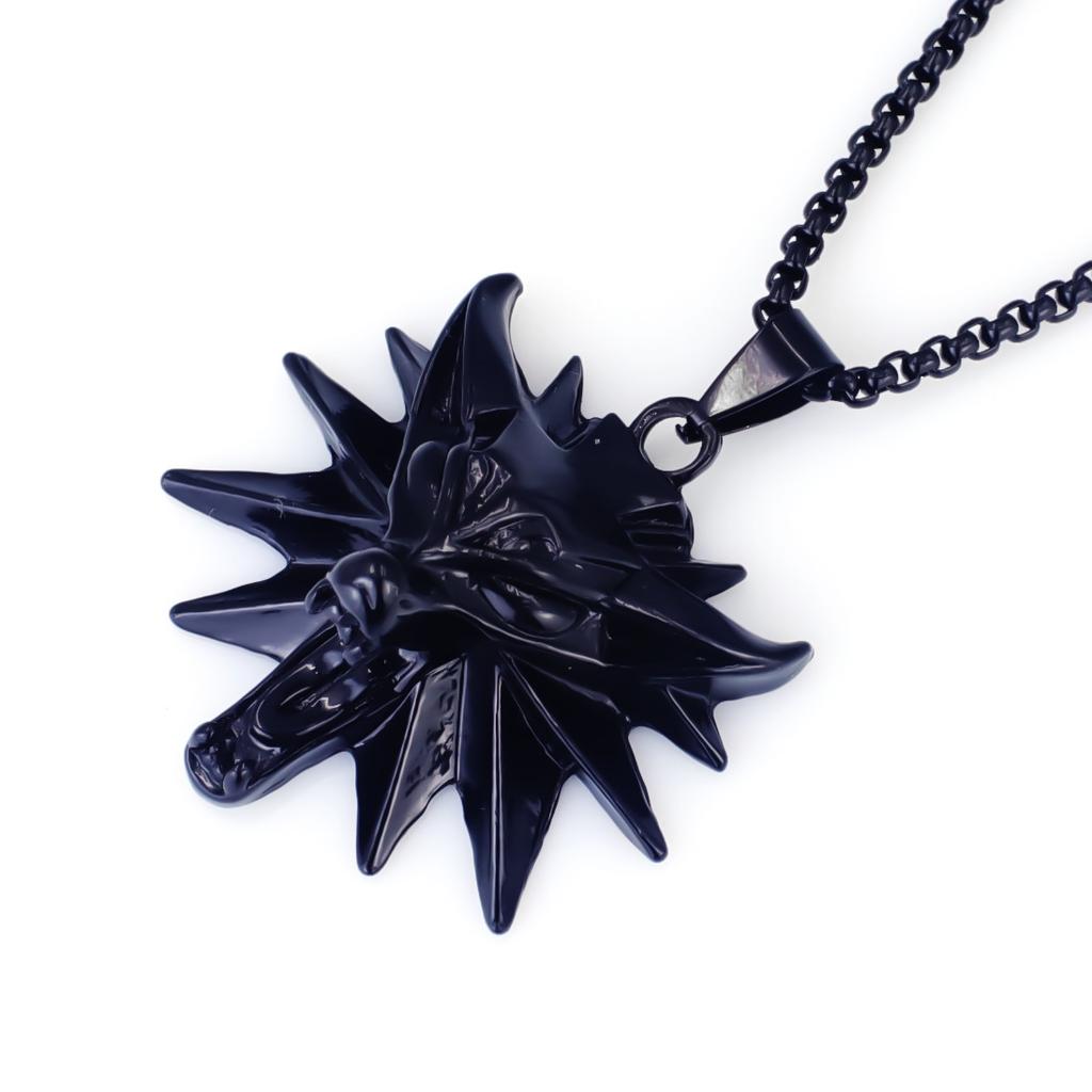 Necklace Retro Fashion Wolf Head Pendant