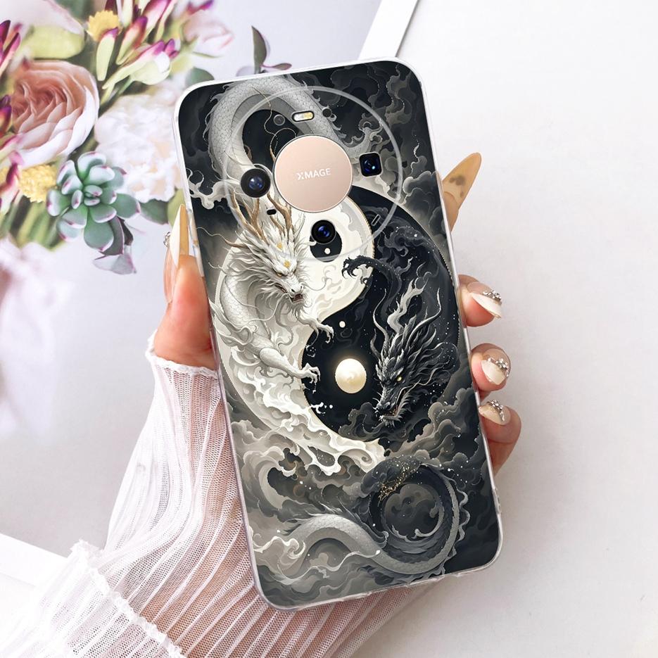 For Huawei Mate 80 5G Case VYG-AL00 Stylish Butterfly Painted Cover Soft Slim Phone Case For Huawei Mate 80 Pro Mate80 5G Fundas