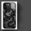 Phone Case for iPhone 17 Air 11 12 13 Pro Max 14 15 16 Plus 16e Soft Shell Fashion Totem Dragon