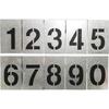 Jinsu Stainless Steel Number Stencil Set