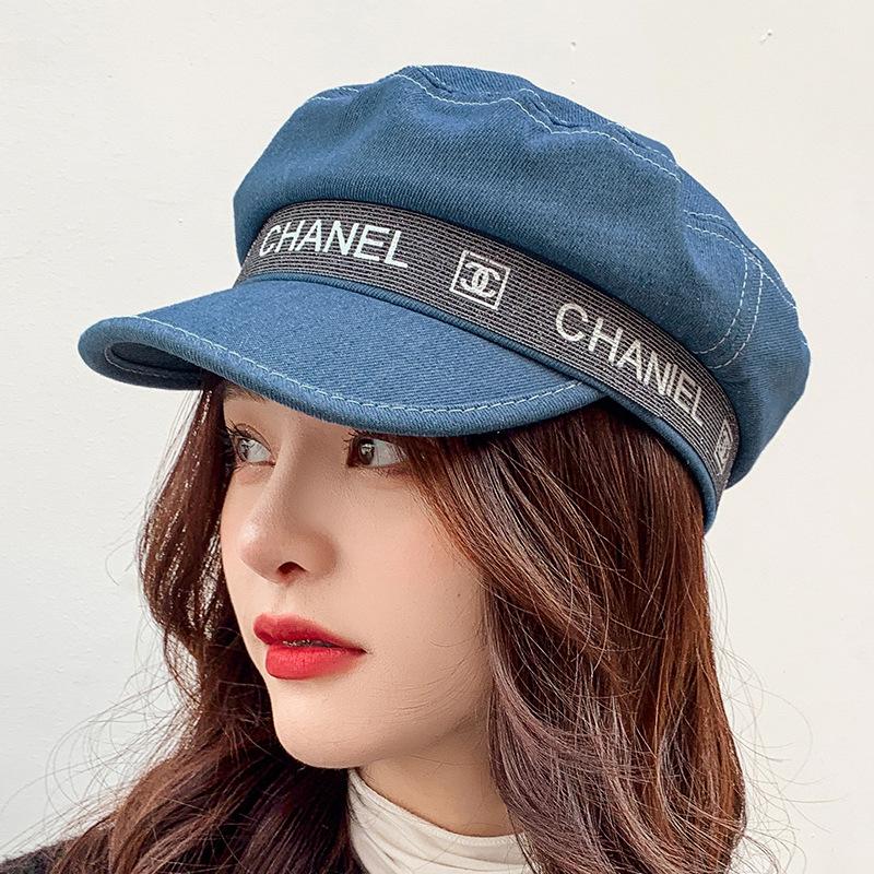 

Новое поступление Женская шляпа Осень Зима Берет художника, Винтажная стильная восьмиугольная кепка Вязаная шапка Оптом One Size