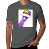 Quirky Emu Rainbow Hat Tshirt Large Size Short Sleeve Tshirt