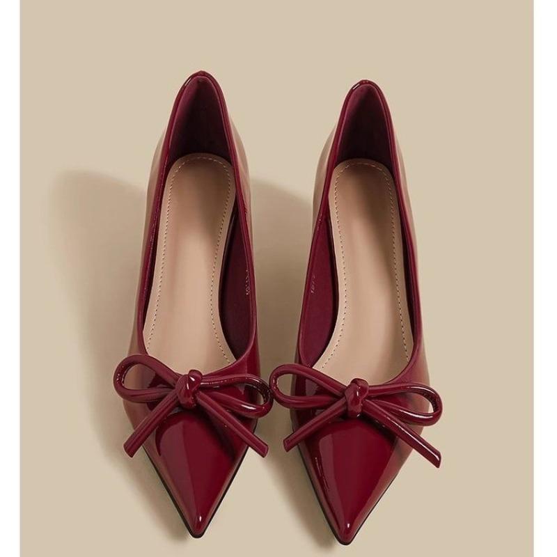 Fashion French Shallow Small Leather Shoes for Women 2025 Summer New High Heels Temperament Versatile Mary Jane Single Shoes