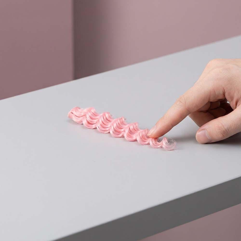 Gradient Color BJD SD Doll Hair Curly Hair Blyth Doll Wigs Accessories  Wig Making