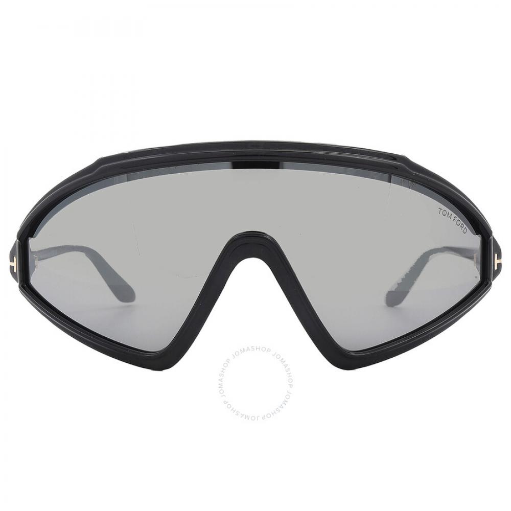 

Tom Ford Lorna Smoke Mirror Shield Мужские солнцезащитные очки FT1121 01C 00