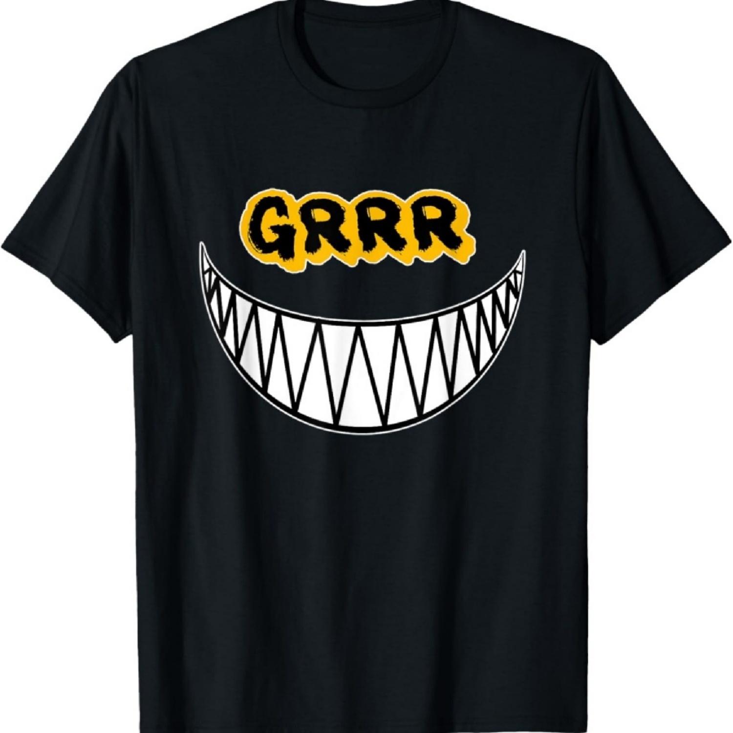 Grrr Psycho Cat T-Shirt XXXXXL чёрный