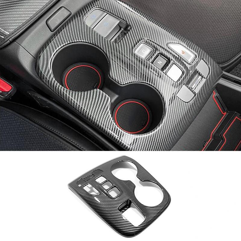 For Hyundai Tucson NX4 2021 2022 2023 Hybrid N Line ABS Car Seat Back Row Water Cup Holder Cover Frame Trim Sticker Accessories