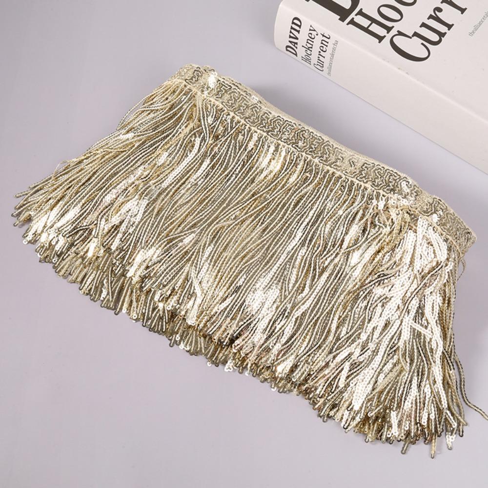 Decorațiune Costume 15cm 10 Yarzi Ciucuri cu Paiete Bling DIY Franjuri Trim Cusut Ciucure Stil Boho Dantelă Rochie Decor Pantofi