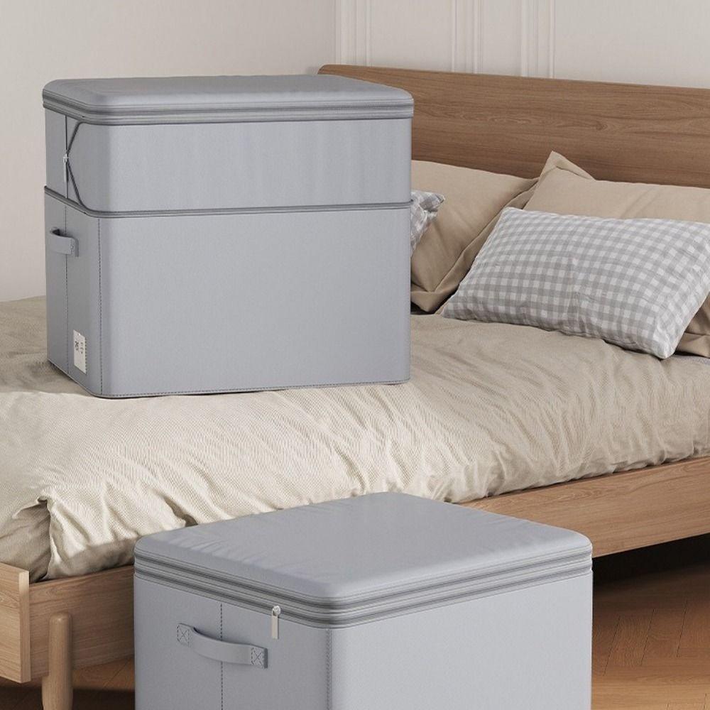 Oxford Cloth Compressible Duvet Storage Bag Large Capacity Toys Storage Container  Bedroom