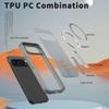 Matte Translucent TPU+PC Wireless Charge Armor Phone Case For Google Pixel 10 9 Pro XL 9A Alloy Bracket/Camera Len Protect Cover
