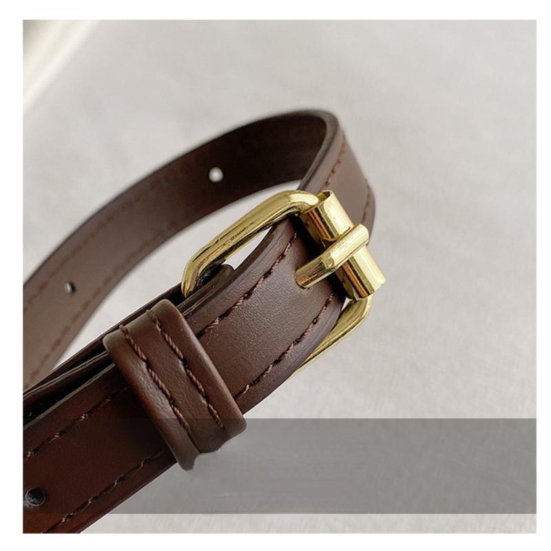 Классическая однотонная сумка на плечо высокого класса для женщин — фото 12