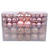 Colorful Christmas Ball Ornament 100pcs/box Hanging Christmas Ball Pendant Ornament Christmas Baubles Balls
