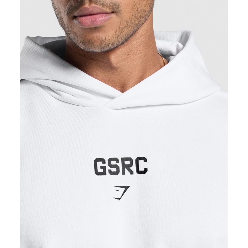 Gymshark Gsrc Hoodie White A2b8t Wb57