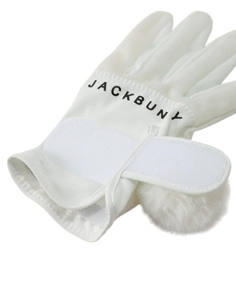 Jack Bunny Women's Golf Gloves (Hand-Handed, Fur Material) - Size 262-5985130 030_White, Size S (19-20cm)