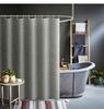 Linen-Look Shower Curtain - Pure Color Waterproof & No-Hole Bathroom Partition for Tub/Shower Easy Install Privacy Screen