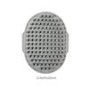 Cat Grooming Comb Dog Bath Brush Pet Grooming Shedding Soothing Massage Rubber Bristles Comb with Adjustable Ring Handle Tools