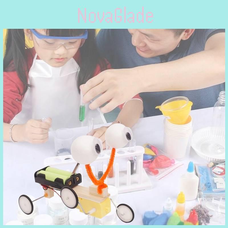 Science Experiment Diy Wooden Robot Toy For Kids Stem Educational Materials