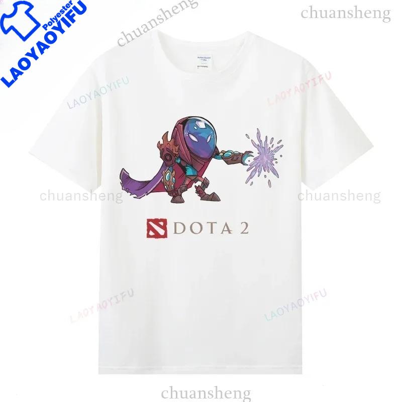 Dota 2 Tshirts Game Hero Printed Tshirt Top Shadow Fiend Pudge Axe Slardar Sven Kunkka Timber Unisex Casual Graphic T Shirts