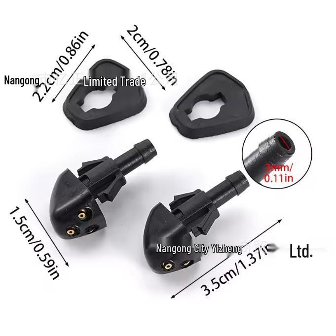 Fan-Shaped Atomizing Spray Nozzle for Hyundai Elantra & Kia