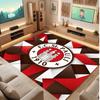 FC St. Pauli Voetbal Print Kristalfluweel Tapijt, Comfortabel Waterabsorberend Antislip Binnen Vloerkleed