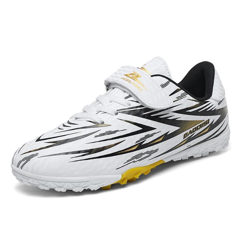 

Children Soccer Footwear FG/TF School Indoor Football Boots for Society Boys Girls Non Slip Comfort Outdoor Workout Sports Footwear 28