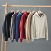 Men's Loose Fit Hooded Pullover: Trendy Solid Color Spring & Autumn Casual Jacket