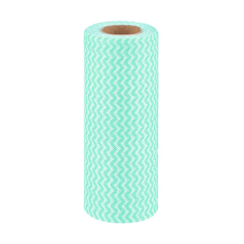 

Салфетки волнистые чистящие нетканые для дома многоразовые кухонные принадлежности кухонное полотенце De Nettoyage влажные и 1 рулон