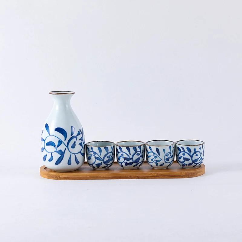 Set Vin Ceramică Argilă Japoneză Oală Sake Cupă Vin Distribuitor Vin de Uz Casnic Articole de Băut Decor Bar Lichior Jup Ceainic Sake