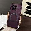 Case for Xiaomi 15T Pro Skin-Feel Matte Magnetic Casing 4-Corner Airbag Shockproof Bumper Cover