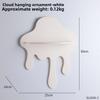Modern Art Cloud Wall Storage Shelf With Abs Material For Living Room Organization