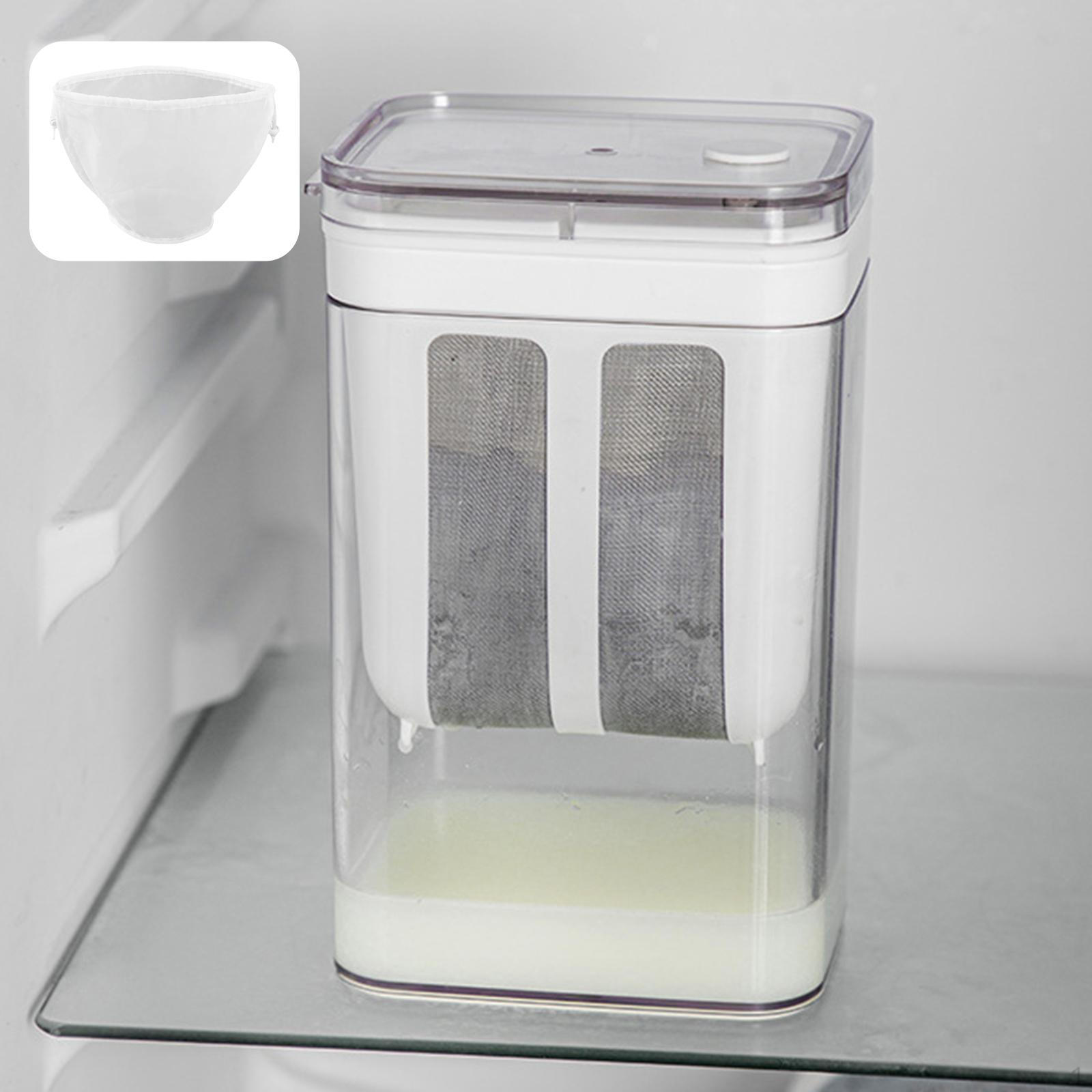 

Молочный фильтр, Контейнер для сыворотки, Универсальная корзина с крышкой, Посуда с мелкой сеткой для настоев и 1100ml