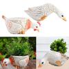 Animal Plant Pot Easter Flower Planter Funny Cute Ornament Figurine for Decoration Home Bedroom Balcony Desk Windowsill