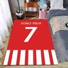 Red Sports Carpet with Name João Félix and Number 7 Design Suitable for Use As an Anti-slip for Living Room Bedroom Sofas
