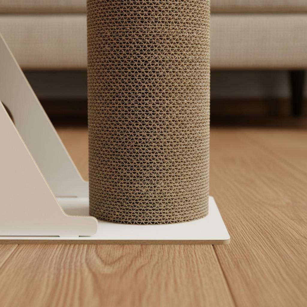Feline Scratching Post with Ramp Multifunctional Versatile Design