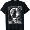Bat Cat Skull _ Occult Unholy Punk Goth Grunge Black Metal T-Shirt