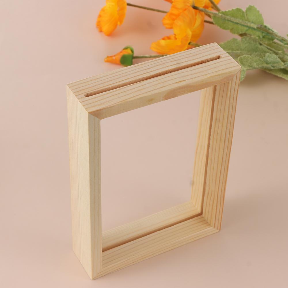 DIY Art Wedding Decor Wooden Vintage Picture Holder Photo Frame