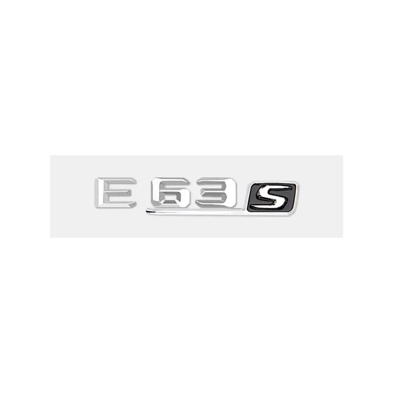 ZZUH8 E63S Logo Badge Car Stickers for Mercedes Benz E63 Refitted Eclass 6.3AMG Fender Side Labelflag New Old Rear Trunk Displacement