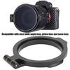 Durable Quick-Switch Camera Lens Filter Ring, Multi-Size Lens Filter Holder, Aluminum Alloy, for Wide-Angle Prime Zooms, Better Results, and More Meet