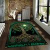 Moonlit Tree of Life Rug, Elegant Decor Design Suitable for use as an anti-slip game mat for living room and bedroom sofas