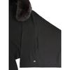 Used Beautiful condition  FOXEY Cashmere Cape Stole with Fox Fur and Logo Plate