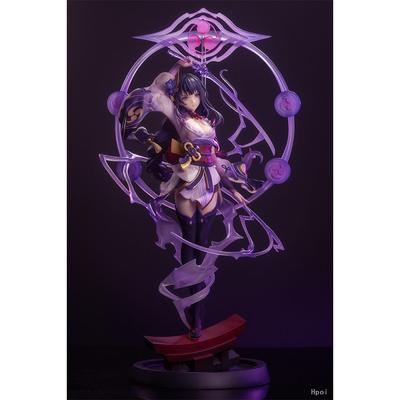 23CM Anime-Spiel Genshin Impact Raiden Shogun Figur Niedliches Cooles Anime-Modell Spielzeug Geschenke Sammlung Actionfigur Ornamente PVC