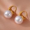 New fashion niche design high sense retro light luxury geometric ear buckle earrings women