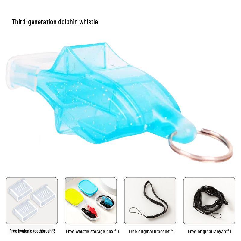 Professional Outdoor Referee Whistle - High-Pitched Dolphin Design for Training and Lifesaving